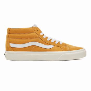 Vans Suede Retro Sport Sk8-Mid Reissue - Naisten Korkeavartiset tennarit - Oranssi Kukka